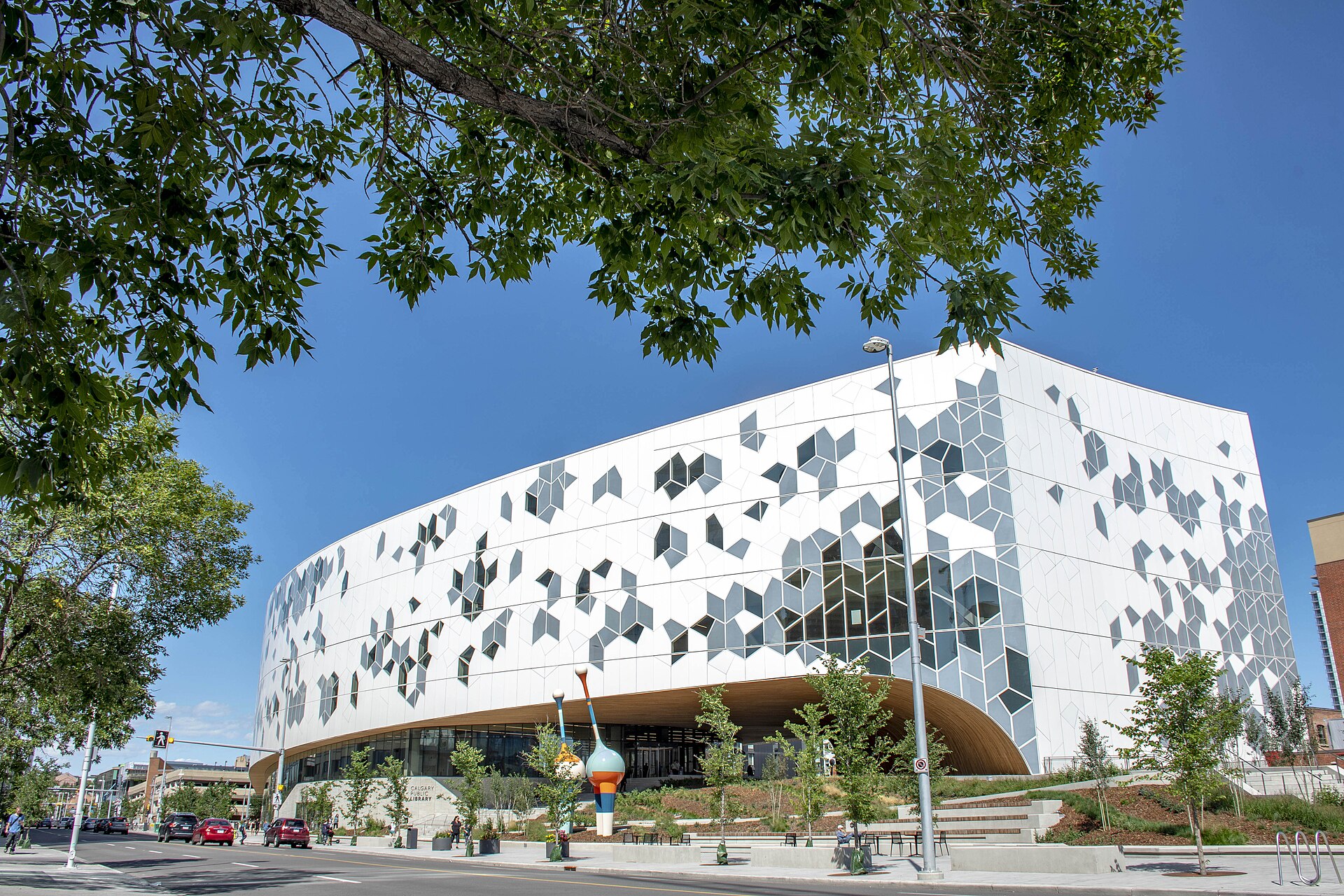 Calgary's Central Library in the East Village