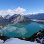 Upper Kananaskis Lake and the Rocky Mountains, about an hour southwest of Calgary